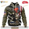 Custom Cleveland Browns Honor Veterans Kneeling Soldier Design Shirt NFL Hoodie 3D