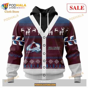 Custom Colorado Avalanche Chrismas Season Sweatshirt NHL Hoodie 3D