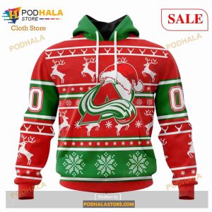 Custom Colorado Avalanche Christmas Sweatshirt NHL Hoodie 3D