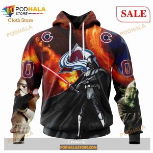 Custom Colorado Avalanche Design X Star War Sweatshirt NHL Hoodie 3D