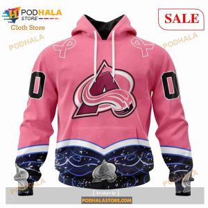 Custom Colorado Avalanche Fights Cancer Sweatshirt NHL Hoodie 3D