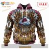 Custom Colorado Avalanche Native Costume Design Sweatshirt NHL Hoodie 3D