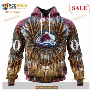 Custom Colorado Avalanche Native Costume Design Sweatshirt NHL Hoodie 3D