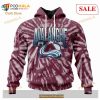 Custom Colorado Avalanche Retro Vintage Tie Dye Sweatshirt NHL Hoodie 3D