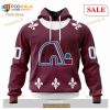 Custom Colorado Avalanche Unisex Retro Concepts Sweatshirt NHL Hoodie 3D