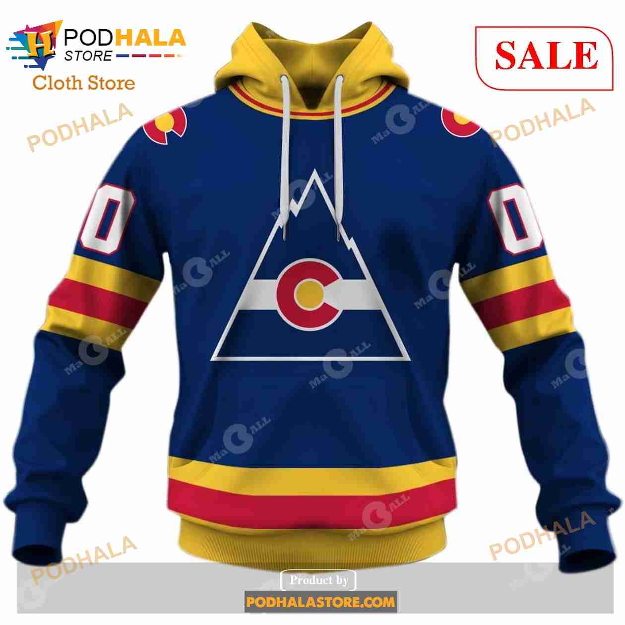 Custom Colorado Rockies Throwback Vintage NHL Hockey Home Sweatshirt Hoodie 3D Custom Colorado Rockies Throwback Vintage NHL Hockey Home Sweatshirt Hoodie 3D
