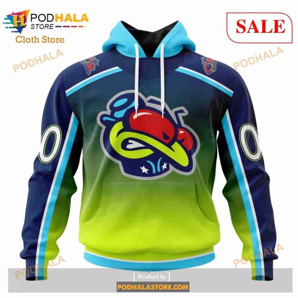 Custom Columbus Blue Jackets Retro Gradient Design Sweatshirt NHL Hoodie 3D