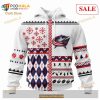 Custom Columbus Blue Jackets Unisex Christmas Sweatshirt NHL Hoodie 3D