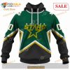 Custom Dallas Stars 1999 Throwback Vintage NHL Away Sweatshirt Hoodie 3D