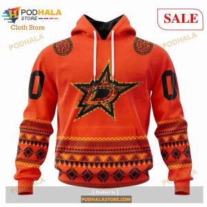 Custom Dallas Stars National Day For Truth And Reconciliation NHL Hoodie 3D