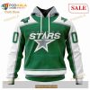 Custom Dallas Stars Unisex With Retro Concepts Sweatshirt NHL Hoodie 3D