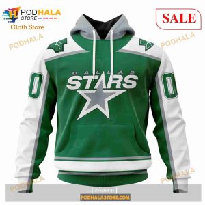 Custom Dallas Stars Unisex With Retro Concepts Sweatshirt NHL Hoodie 3D