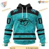 Custom Design Fight Ovarian Cancer NHL Nashville Predators Hoodie 3D