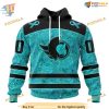 Custom Design Fight Ovarian Cancer NHL Ottawa Senators Hoodie 3D