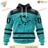 Custom Design Fight Ovarian Cancer NHL Pittsburgh Penguins Hoodie 3D