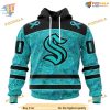 Custom Design Fight Ovarian Cancer NHL Seattle Kraken Hoodie 3D