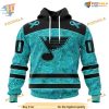 Custom Design Fight Ovarian Cancer NHL St. Louis Blues Hoodie 3D