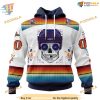 Custom Design For Dia De Los Muertos NHL Columbus Blue Jackets Hoodie 3D