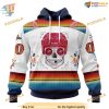 Custom Design For Dia De Los Muertos NHL Detroit Red Wings Hoodie 3D