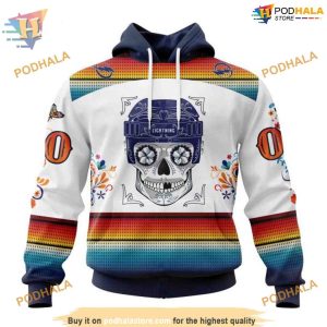 Custom Design For Dia De Los Muertos NHL Tampa Bay Lightning Hoodie 3D