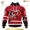 Custom Design Jersey With Your Ribs For Halloween NHL Carolina Hurricanes Hoodie 3D