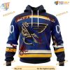 Custom Design Jersey With Your Ribs For Halloween NHL St. Louis Blues Hoodie 3D