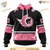 Custom Design PINK BREAST CANCER NHL Ottawa Senators Hoodie 3D