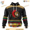 Custom Design With Fearless Aganst Autism Concept NHL Ottawa Senators Hoodie 3D