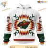 Custom Design With Native Pattern NHL Minnesota Wild Hoodie 3D