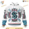 Custom Design With Native Pattern NHL Seattle Kraken Hoodie 3D