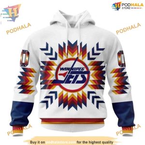 Custom Design With Native Pattern NHL Winnipeg Jets Hoodie 3D Shirt