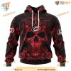 Custom Design With Skull Art NHL Carolina Hurricanes Hoodie 3D Sweatshirt