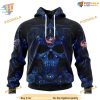 Custom Design With Skull Art NHL Columbus Blue Jackets Hoodie 3D