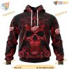 Custom Design With Skull Art NHL Detroit Red Wings Hoodie 3D