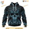 Custom Design With Skull Art NHL Seattle Kraken Hoodie 3D