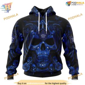 Custom Design With Skull Art NHL Toronto Maple Leafs Hoodie 3D