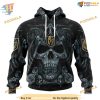 Custom Design With Skull Art NHL Vegas Golden Knights Hoodie 3D Shirt