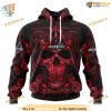 Custom Design With Skull Art NHL Washington Capitals Hoodie 3D