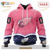 Custom Detroit Red Wings Fights Cancer Sweatshirt NHL Hoodie 3D