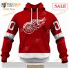 Custom Detroit Red Wings Throwback Vintage NHL Home Sweatshirt Hoodie 3D