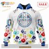 Custom Edmonton Oilers Autism Awareness Design Sweatshirt NHL Hoodie 3D