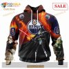 Custom Edmonton Oilers Design X Star War Sweatshirt NHL Hoodie 3D