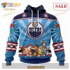 Custom Edmonton Oilers Paw Patrol Sweatshirt NHL Hoodie 3D