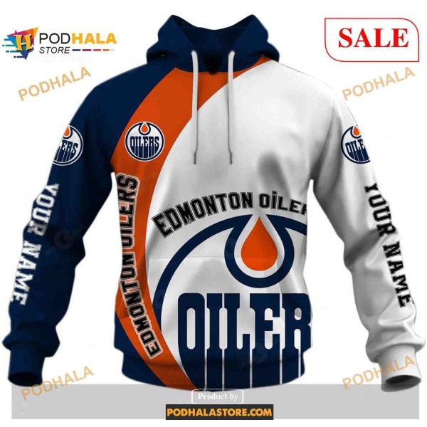 Custom Edmonton Oilers Sweatshirt NHL Hoodie 3D