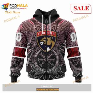 Custom Florida Panthers Norse Viking Symbols Sweatshirt NHL Hoodie 3D