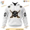 Custom Gasparilla Kits White NHL Tampa Bay Lightning Hoodie 3D