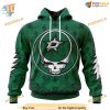 Custom Grateful Dead Design NHL Dallas Stars Hoodie 3D Shirt