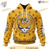 Custom Grateful Dead Design NHL Nashville Predators Hoodie 3D