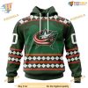 Custom Hockey Celebrate St Patricks Day NHL Columbus Blue Jackets Hoodie 3D