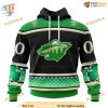 Custom Hockey Celebrate St Patrick’s Day NHL Minnesota Wild Hoodie 3D